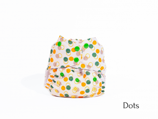 Vrchné PUL nohavičky I Ritkavsuchu.sk Veľkosť PUL nohavičiek: S (3-10kg), Vzor: Dots, Zapínanie v páse: na suchý zips