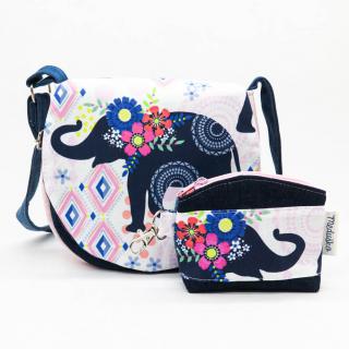 Dizajnová kabelka pre dievčatá RECYsloníča (Kabelka pre dievčatá s motívom Sloník)