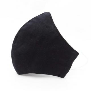 Unisex bavlnené rúško Čierne (Čierne)