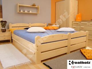 drevená manželská posteľ z masívu RADKA (dvojposteľ masív do spálne RADKA)
