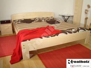 moderní dvoulůžko z masivu GABRIELA NR (moderní manželská dvoulůžková postel  masiv GABRIELA NR)