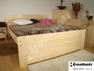 senior manželská postel masiv PAVLA NR SENIOR (zvýšená manželská postel z masivu PAVLA NR SENIOR)