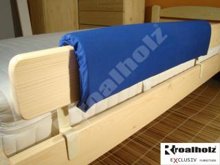 TEXTILNÍ CHRÁNIČ na zábrany postele 40 a 80 cm (barevný textilní chránič na zábranu postele)