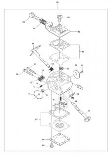 ND MAKITA / DOLMAR Karburátor MS3310, MS4011U, MS4511U, 957151110