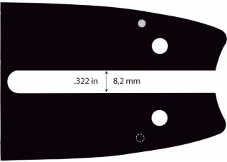 VODIACA LIŠTA 30cm 3/8  1,3mm 44 článkov, 26-06005 (74c)