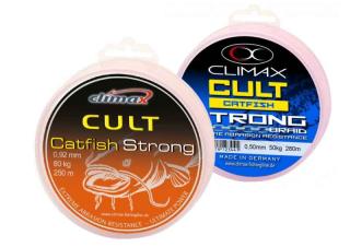CLIMAX šnúra 280m - CULT Catfish Strong - hnedá 280m 0,75mm 75kg