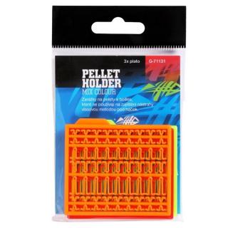 GIANTS FISHING ZARÁŽKY NA PELETY PELLET HOLDER MIX COLOUR(ORANŽOVÁ,ŽLUTÁ,ČERVENÁ),3 BAL