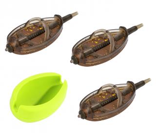 MIKADO Košík - METHOD FEEDER  DOUGLAS  Q.M.F. SYSTEM L 3x50 g + Forma
