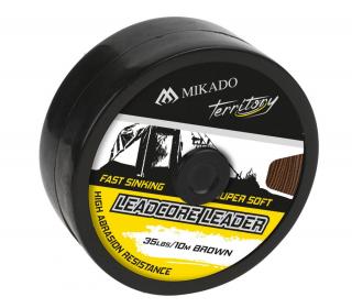 MIKADO Olovenka LEADCORE LEADER 45lbs/10m (hnedý)