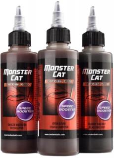 Monster Cat - Speed Booster - 100ml - Tandem Baits Black Halibut