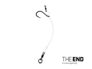 Nadväzec Delphin THE END CHOD Rig 4ks 6cm / 0.45mm/#6