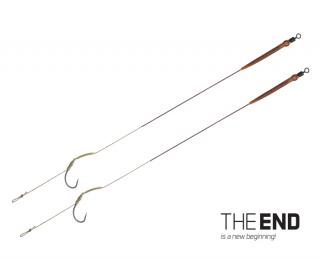 Nadväzec Delphin THE END Skin rig / 2ks 20cm/25lbs/#4