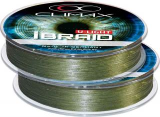 Pletená šnúra Climax iBraid U-Light zelená 100 m Priemer: 0,10mm / 7,5kg
