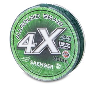 Saenger šňůra 4 X Allround Braid 200 m/ 0,38mm