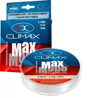 Špeciálny prívlačový silon CLIMAX Max-Mono 300m 0,16mm / 2,4kg / 300m