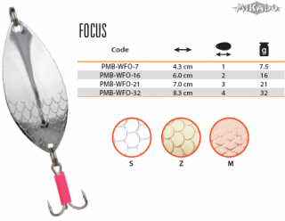 SPOON - FOCUS No 3 / 21 g / 7.0 cm - COPPER M