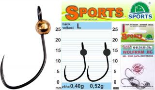 Vanfook Jigové háčiky Wolfram JIG WG veľ.L 0,52g 5ks