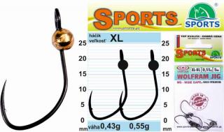 Vanfook Wolfram JIG-veľkosť XL, cena za 5ks balenie velkosť XL - 0,43g