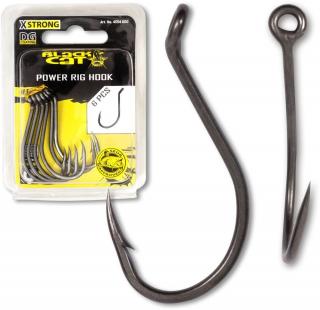 Black Cat power rig hook DG coating 5/0, 6/0, 7/0 Black Cat power rig hook DG coating 5/0, 6/0, 7/0: Black Cat power rig hook DG coating 5/0