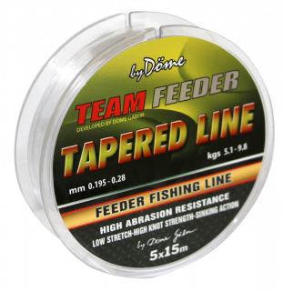 By Döme Team Feeder Tapered Leader 15m x5 By Döme Team Feeder Tapered Leader 15m x5: By Döme Team Feeder Tapered Leader 15m x5 0,165-0,22mm
