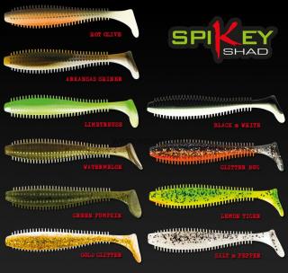 Fox rage spikey shad 12cm Fox rage spikey shad 12cm: Fox rage spikey shad 12cm hot olive