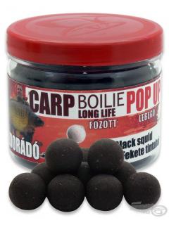 Haldorádó Carp Boilie Long Life Pop Up - Čierny Kalamár/Black Squid