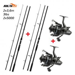 Kaprarsky set Magnum Carp 3,60 3,0lbs + Nevis Avanger XT 50  2X