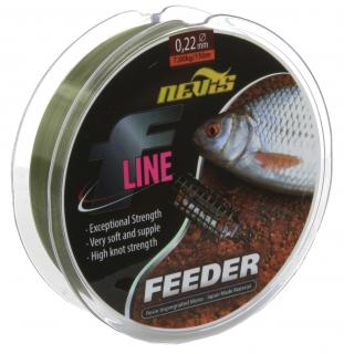 Nevis F-Line Feeder 150m / 0,20mm 0,22mm 0,25mm 0,28mm 0,30mm Veľkosť: Nevis F-Line Feeder 150m 0,20mm