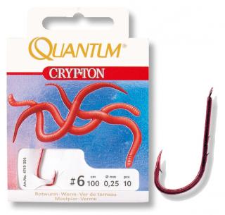Quantum Crypton Rotwurm veľ.2-0,30mm-0,70m, 4-0,30mm-0,70m, 6-0,25mm-0,70m, 8-0,22mm-0,70m. 10-0,20mm-0,70m Veľkosť: Quantum Crypton Rotwurm…