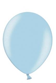 Balón metalický modrý 27cm