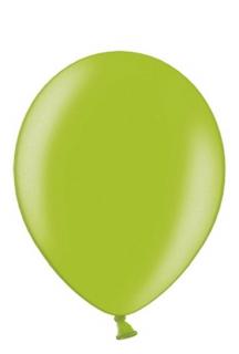Balón metalický svetlozelený 27cm