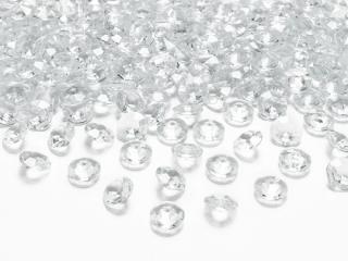 Dekoračné diamanty priehľadné 12mm