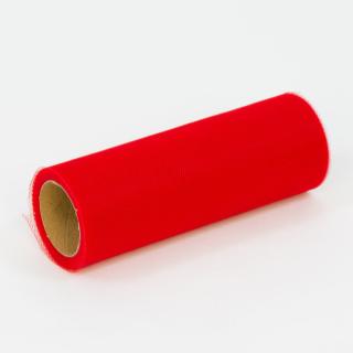 Tyl v rolke červený 15cm