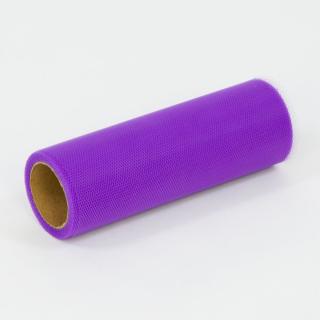 Tyl v rolke fialový 15cm
