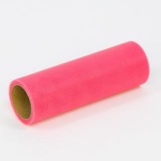 Tyl v rolke koralový 15cm