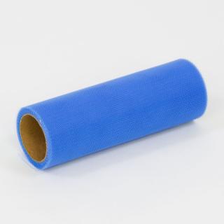 Tyl v rolke modrý 15cm