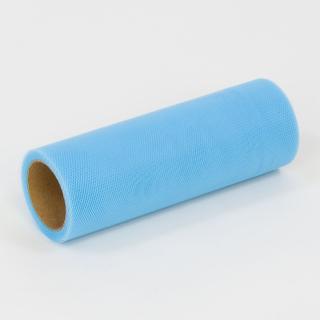 Tyl v rolke svetlomodrý 15cm