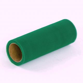 Tyl v rolke zelený smaragdový 15cm