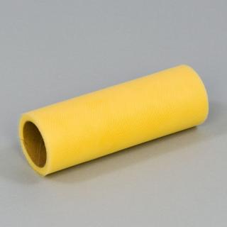 Tyl v rolke žltý 15cm