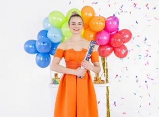 Vystreľovacie konfety farebné 40cm