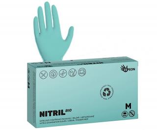 Espeon NITRIL BIO bezpudrové nitrilové rukavice - zelené 3,5g Veľkosť: M