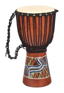 Sanu Babu Bubon djembe, ručne maľovaný, priem.24cm, výška 50cm (7G)