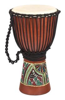 Sanu Babu Bubon djembe, ručne maľovaný, priem.24cm, výška 50cm (7J)