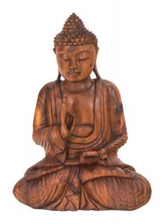 Sanu Babu Budha z dreva stromu Suar, 49cm