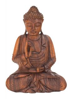 Sanu Babu Budha z dreva stromu Suar, 50cm
