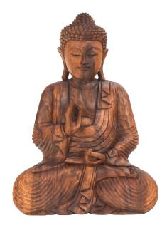 Sanu Babu Budha z dreva stromu Suar, 60cm (2N)
