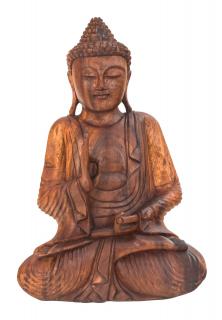 Sanu Babu Budha z dreva stromu Suar, 62cm