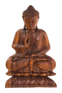 Sanu Babu Budha z dreva stromu Suar, 74cm (3K)