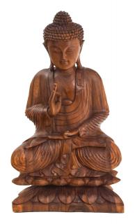 Sanu Babu Budha z dreva stromu Suar, 75cm