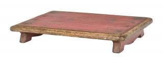 Sanu Babu Čajový stolík z teakového dreva, 54x37x9cm (BM)